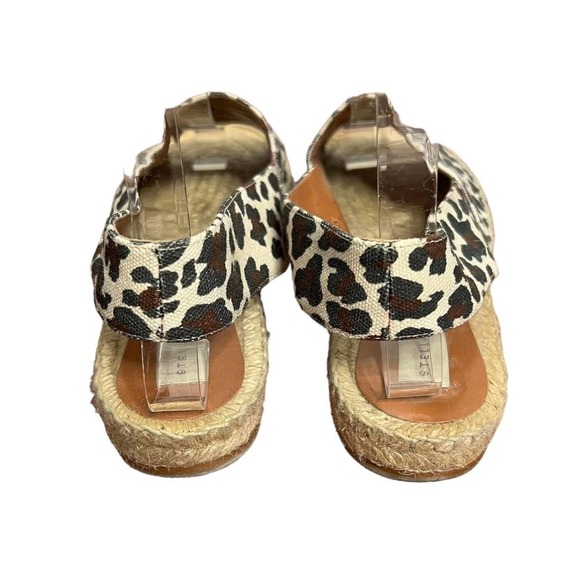 Stella McCartney Espadrilles Leopard Print Open Toe‎ Sling Back Size 36 - Picture 4 of 7